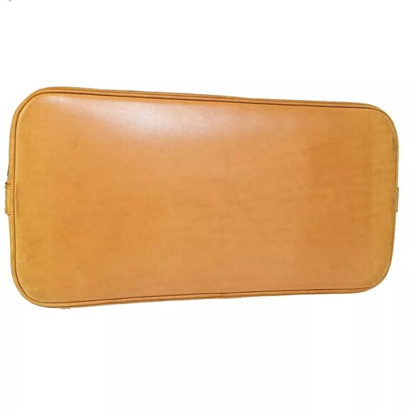 LOUIS VUITTON LV Logo Alma Hand Bag Monogram Leather Brown France - Picture 8 of 16